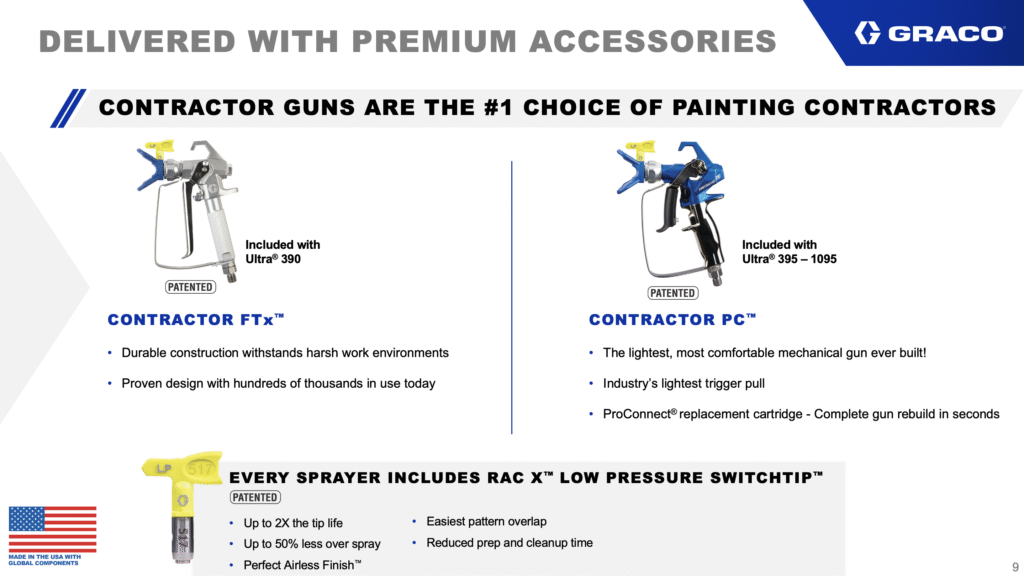 เครื่องพ่นสี ไฟฟ้า GRACO Airless 390