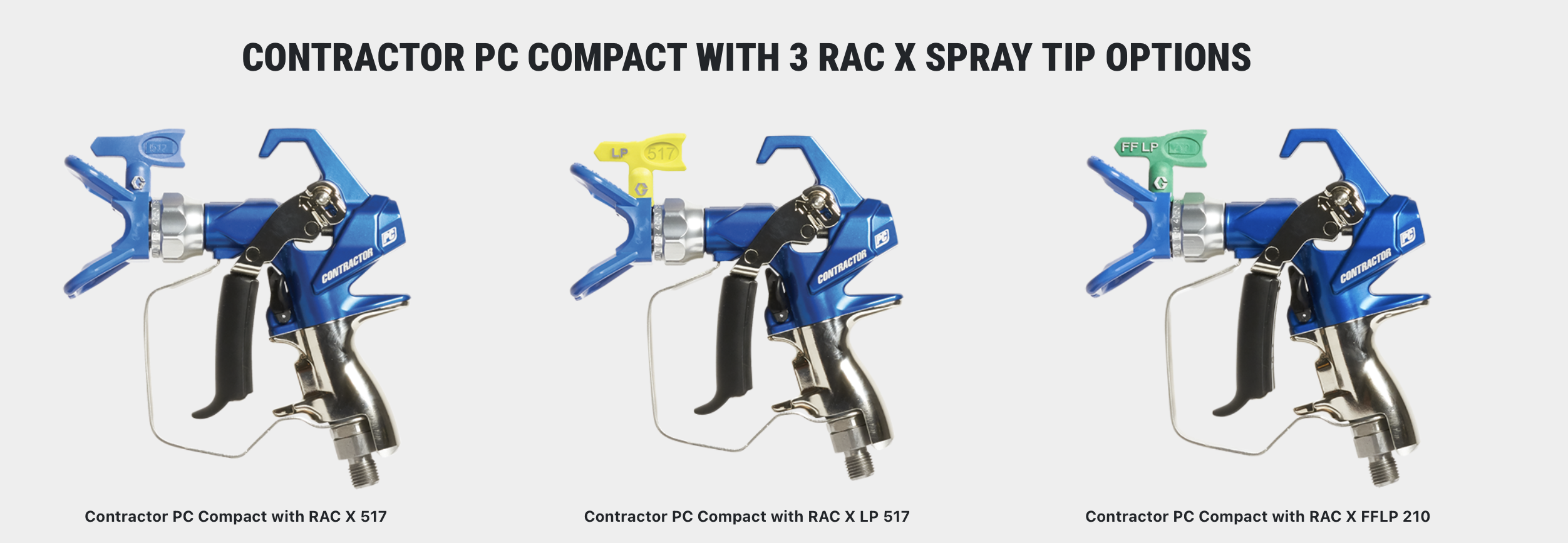 17Y043 17Y470 17Y042 Graco Contractor PC gun 4