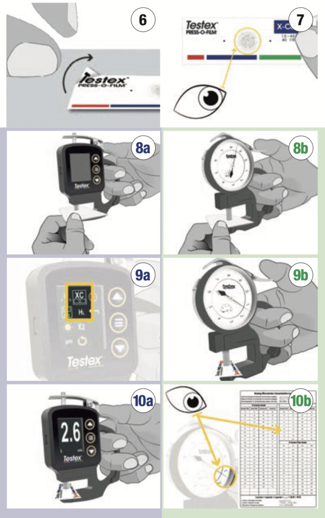 testex press o film tapeวัดค่าความหยาบ profile